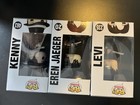 Pop  Set Of 3 Attack On Titan - Kenny  463  Levi  235   Eren Jaeger Bait Exc  20