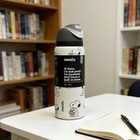Snoopy Owala 32oz Black Whtie Water Bottle Stainless Steel Exclusive Edition