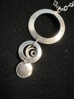 Silpada Sterling Silver Necklace - Circle Hammered Pendant