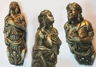 Figurehead Flower Marine Nautical Bust Golden Hand Painted Sea Boat Sailor Ship
