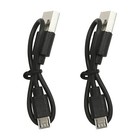 2pc Usb Rechargeable Led Bicycle Headlight Bike Front Rear Lamp Cycling Light