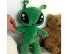 35cm Green Alien Plush Toy Cute Soft Stuffed Pillow Doll Kids Gift