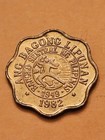 1982          Philippines 5 Sentimos Beautiful Almost-unc World Coin Km225 Free Ship