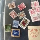 Vintage Worldwide Stamp Lot Usa Uk Australia Europe Used Collection 1920s 1970s