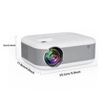 Mini Projector Led 1080p Wifi Bluetooth Ultra Hd Portable Home Cinema