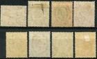 Malta Sc 29-32  34-36  43 1904-11 Kevii 8 Values Mint Og Most Hinged