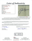 Jack Nicklaus Signed 2017 Masters Flag Jsa Loa Pga Golf Auto Rare G124