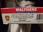 Ho Scale Walthers 932-9680 Harbor Series 1953 Era Prr Broadway Ltd P-s Buffet