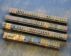 A-z Letterpress Printing Blocks Type Vintage Printer Letter Typography Antique 