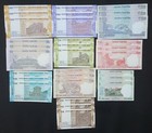 India Lot Of 30 Notes In Set Of 10 Different Issues Banknotes Each 3 Nos  In Unc