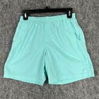 Columbia Pfg Shorts Boys L Green Lined Performance Fishing Gear Hybrid Pockets