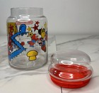 Vintage 1989 Nintendo Super Mario Bros 2 Glass Jar With Lid  Canister Container