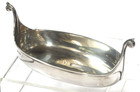 1904 Antique Solid Sterling Silver Dish Viking Longboat Or Ship By Walker   Hall