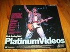 Rick Springfield - Platinum Videos Laserdisc Ld Music Very Good Condition Rare 