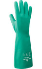 15 Mil Lined Chemical Resistant Cleaning Dishwashing Protective Nitrile Gloves