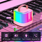 Mini Karaoke Machine For Kids With 2 Wireless Microphones  Portable Bluetooth Sp