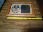 Wooden Policeman s Photo Plaque Unused Perfect Condition Very Nice Usa 