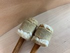 Pair Ludwig 346 Marching Orchestral Felt Mallet Sticks Pair 60s Vtg Replaceable