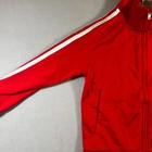 Adidas Tracksuit Unisex Kids 4t Jacket Pants Set Red Elastic Waist Full Zip