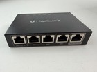 Ubiquiti Edgerouter X Er-x Black Mhz 5-port Gigabit Poe Router No Power Supply