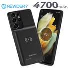 4700mah Galaxy S21 Ultra 5g Battery Case Wireless Charging Case Power Bank Cover