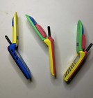Lot 3 Motorola Startac Rainbow Vintage Gsm Flip Phone