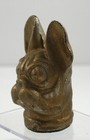 Antique French Bulldog Dog Cast Iron Paperweight Hamilton Foundry 1930 s