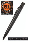 Retro 51   vrr-1701   Black Stealth Tornado Rollerball Pen 