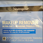 Neutrogena Makeup Remover Ultra Soft Cleansing Towelettes Face Wipes 25 Pack Ct