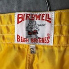 Vintage Birdwell Beach Britches Board Shorts Men s Size 29 Mustard Drawstring