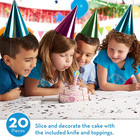 Triple-layer Party Cake Wooden Play Food Set - Birthday Cake Pretend Food Play S