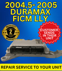 04-05 Lly Ficm Duramax 6 6 Chevy Gmc 8973037513 8973037511 Repair Service 