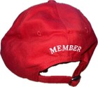 Disney Vacation Club Hat Red Adult Mickey Embroidered Adjustable Cap Fits All