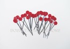 Set Of 30 Accordion Reed Leather Valve Boosters 40 X 1 25  mm  Red Dots