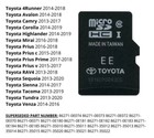  updated  New 2025 Gps Navigation Micro Sd Card Toyota Oem 86271 0e077 Usa ca