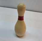 Mini Wood Bowling Pin Award 73-74 Bowling League High Game 194 John Locke 4 Inch