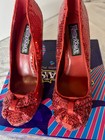 Funtasma Dorothy Sequins Pumps High Heel Adult Women Size 8 Wicked
