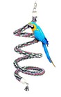 Colorful 94 4  Cotton Bendable Rope Perch Swing   Chew Toy For Parrots   Birds