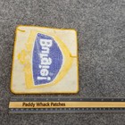 Vintage Burgie Beer Patch Large Jacket Vest Back Work Uniform Ag4