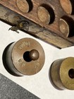 Lot Of  10  Antique Brass Churn Bell Weights
