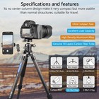 Carbon Fiber Camera Tripod Monopod With 35mm Ball Head For Slr Dslr Camera