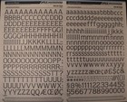 Mecanorma Dry Transfer Lettering Sheet A3  Letraset  29  Quorum Book 15mm