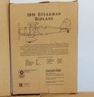 1995 Wings Of Texaco 1931 Stearman Biplane Die-cast Metal Coin Bank Plane Nib