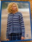 Knit Pattern Book Sweaters With Stripes Knitting Men Women Leisure Arts 2003