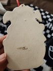 Vtg Chalkware Cherub Angel Face Bust-la Relief Sculpture-wall La Pume 4x3