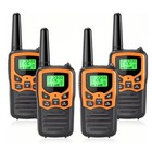 4pack Long Range 100 Mile Walkie Talkie Two Way Radio Charge Headset Waterproof
