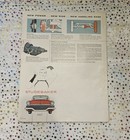 Original Vintage 1957 Studebaker Sales Brochure Flyer Fold Out Poster