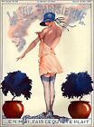 1926 La Vie Parisienne Undress French Riviera France Travel Advertisement Poster