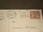 Wwii Uso Postcard Named To Marie Homer
