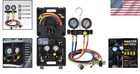 Heavy-duty Ac Manifold Gauge Set For Multiple Refrigerants - R134a R410a R22